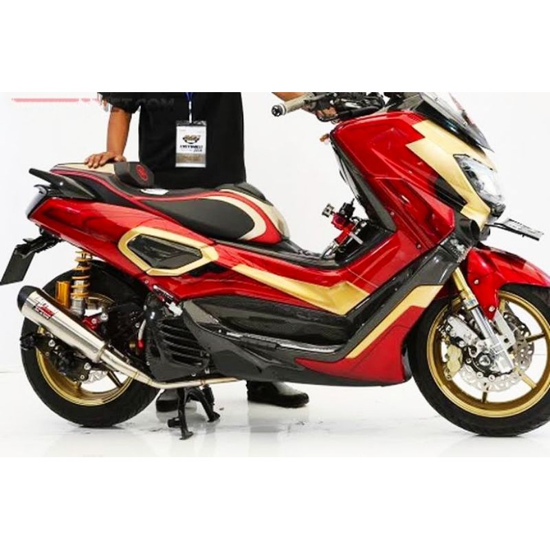 KNALPOT DAYTONA NMAX AEROX NEW OLD PCX 150 160 PCX150 PCX160 GP TAPER SLASH ORIGINAL  not r9 alpha alfa alpa misano missano prospeed scooter krace k-race trex std standar standart racing rob 1 rob1 cups v cupsv cupv cup kap caps cups cap vcaps vcap tapper-NMAX OLD