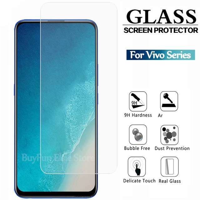 PAKET Tempered Glass Layar Clear + Antigores Tempered Glass Lens Camera Vivo V19