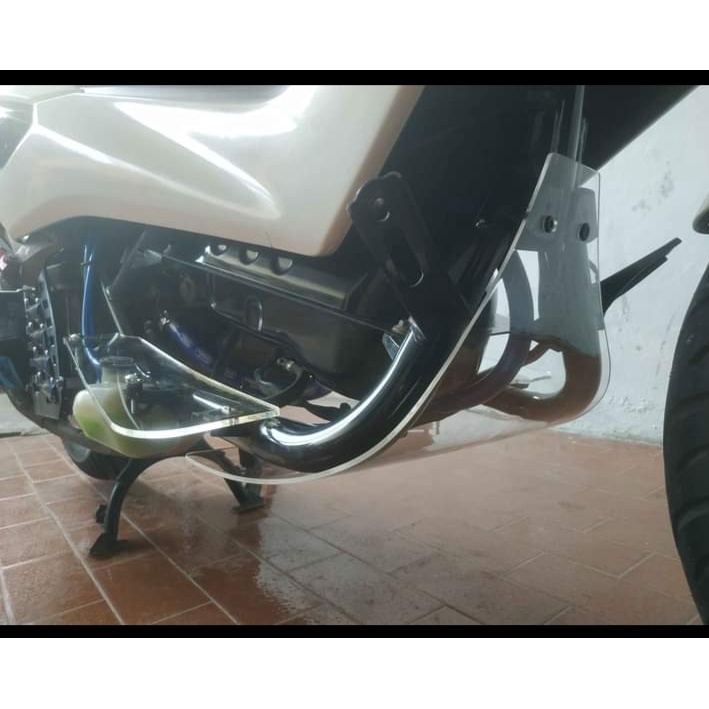 DEK BAWAH COVER BAWAH MIKA/AKRILIK DAN PIJAKAN KAKI/BOARD FOOTREST AKRILIK OLD NMAX/AKRILIK TRONDOL 