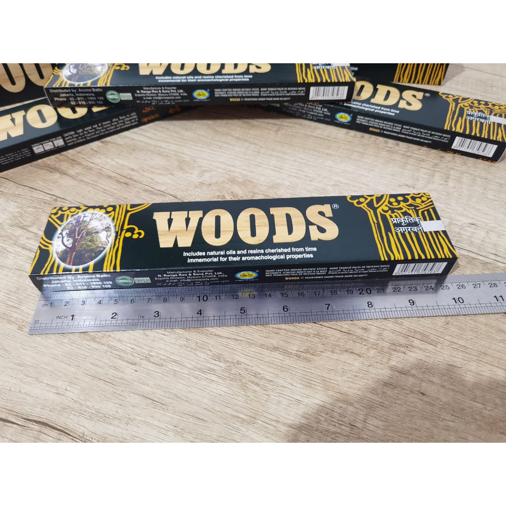 Dupa Kayu Woods Cendana India Handmade Isi 10 Batang Hio