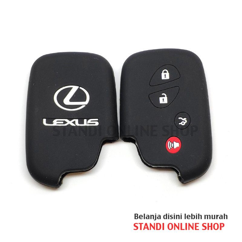 Kondom Kunci Silikon Remot Sarung Remote Smartkey Toyota Lexus 4Tombol