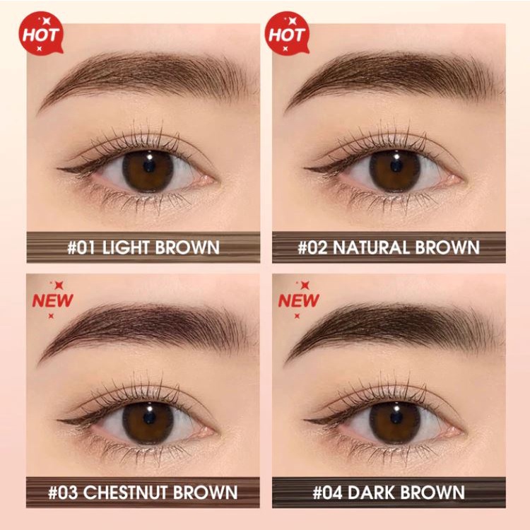 (READY &amp; ORI) O.TWO.O Otwoo Shine Eyebrow Dyeing Cream Domineering Straight SE005