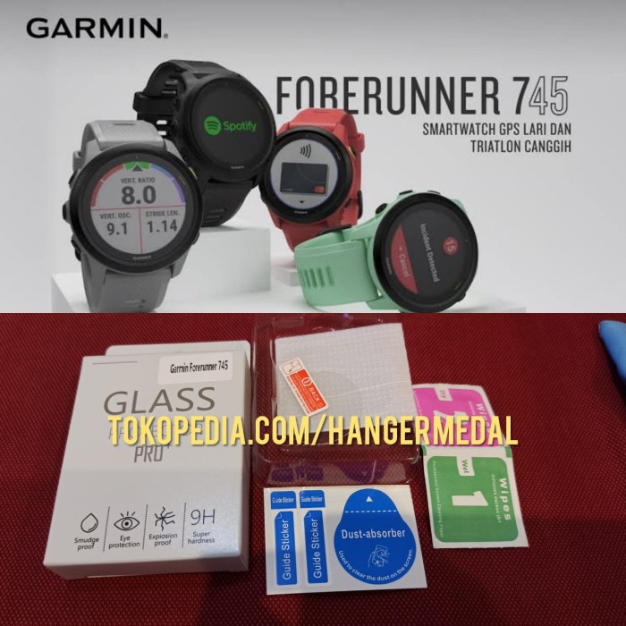 Tempered Glass ANTI GORES GARMIN FORERUNNER 745 FR