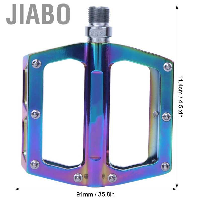 Jiabo 1 Pasang Pedal Sepeda  Bahan Aluminium  Alloy  mj 058 