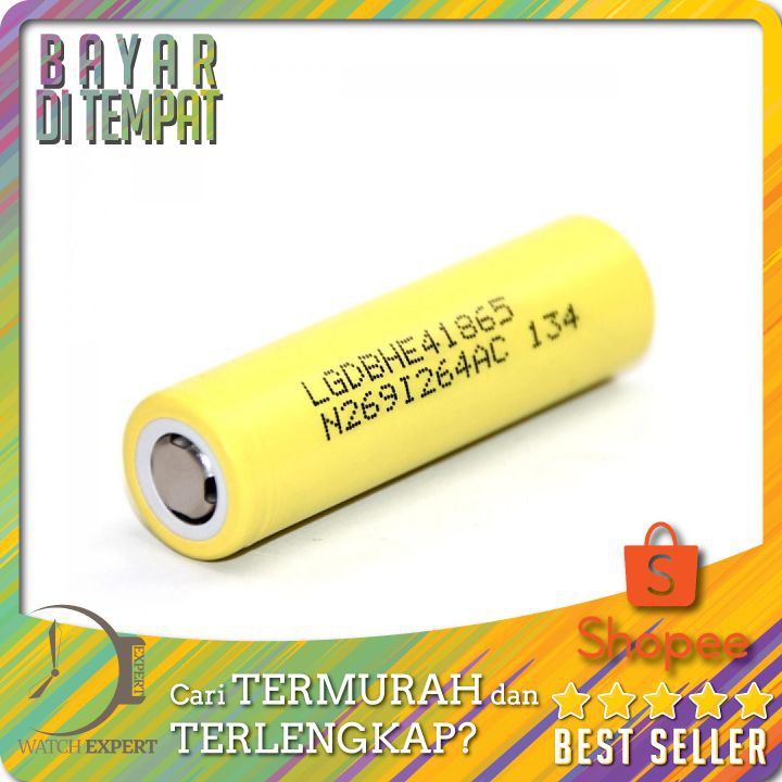 TERMURAH 18650 Li-ion Battery 2500mAh 3.6V with Flat Top