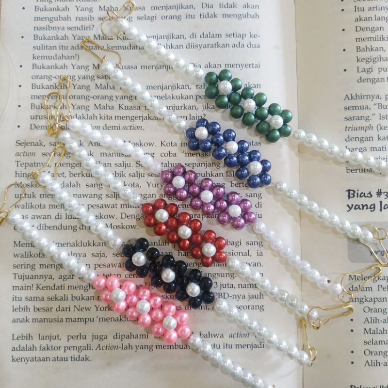 KONEKTOR MASKER STRAP MASKER PENGAIT MASKER HIJAB PENGAIT MASKER MUTIARA KONEKTOR MASKER MUTIARA