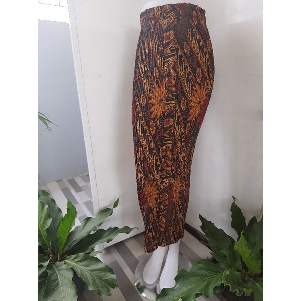 Rok plisket wiru motif JOKOWI/COD/produksi sendiri