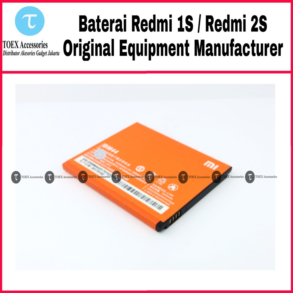 Baterai Xiaomi Redmi 1S 1 2S 2 BM44 Batre BM 44