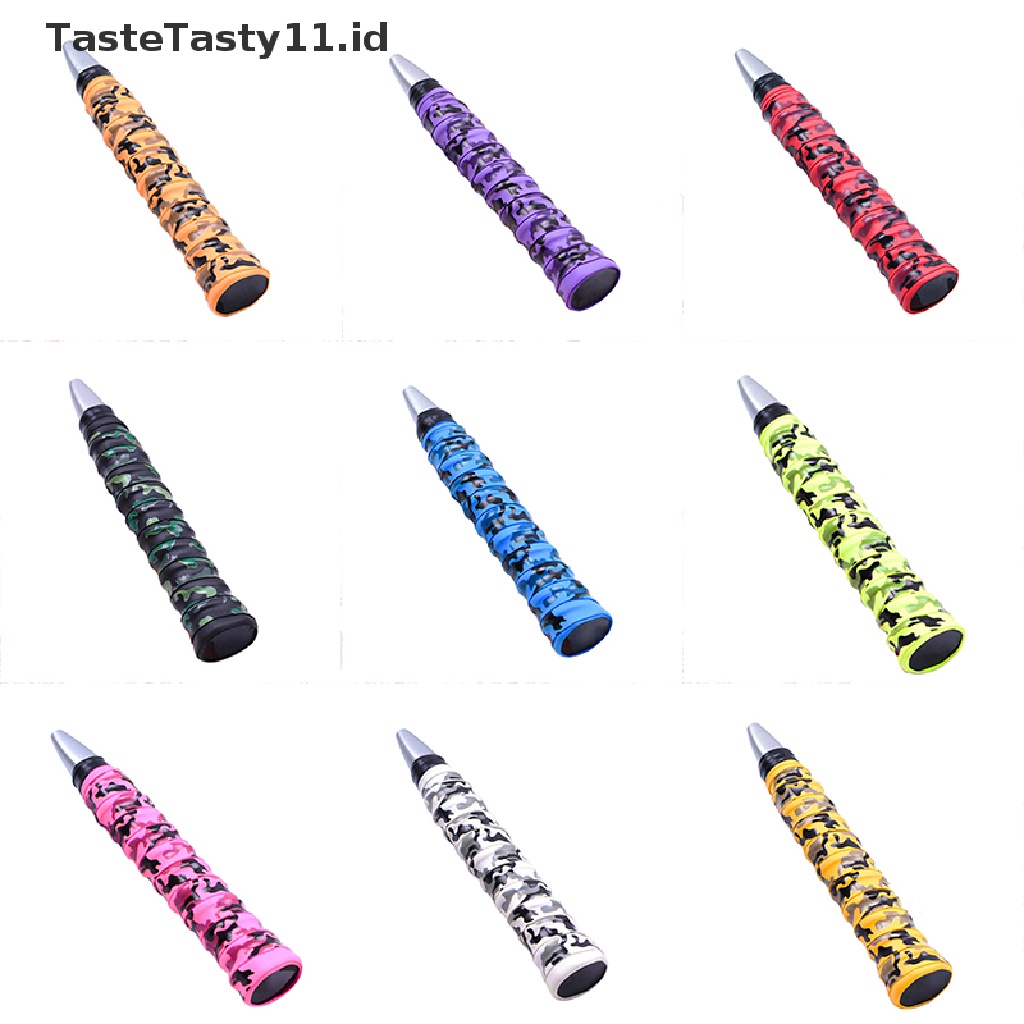 (TasteTasty) Tape Grip Raket Tenis / Badminton Motif Camo Anti slip Menyerap Keringat