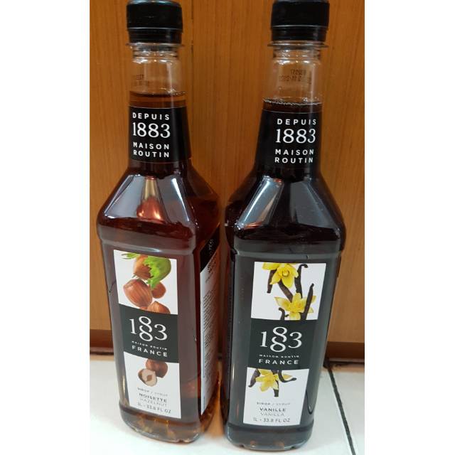 

1883 Maison Routin Syrup ala Perancis France sirup cocktail mocktail import natural mojito, vanilla