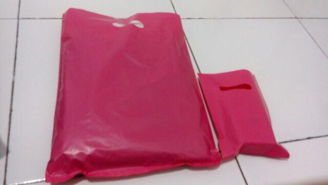 Kantong Plastik Warna Hd Plong / Pond Oval / Hd Oval /  Shopping Bag / 15x25 Cm