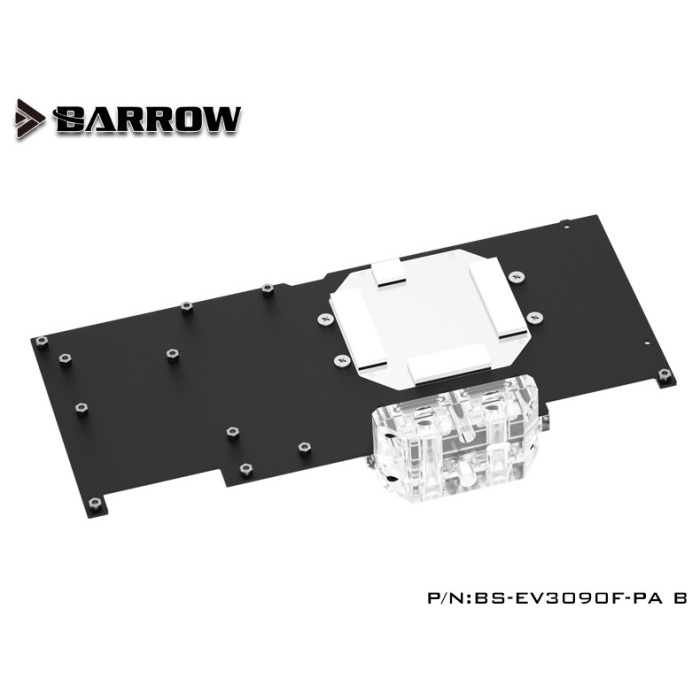 BARROW BS-EV3090F-PA GPU Block EVGA 3090 FTW3 BUNDLE BACKPLATE