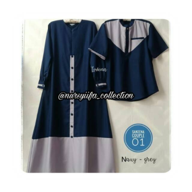 SYARI COUPLE, SET COUPLE, GAMIS MURAH, GAMIS WOLFIS, GAMIS SET SYARI