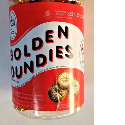 

✰ COKLAT GOLDEN ROUNDIES 285 gr - JAR - COKELAT DELFI KOIN COIN ♪