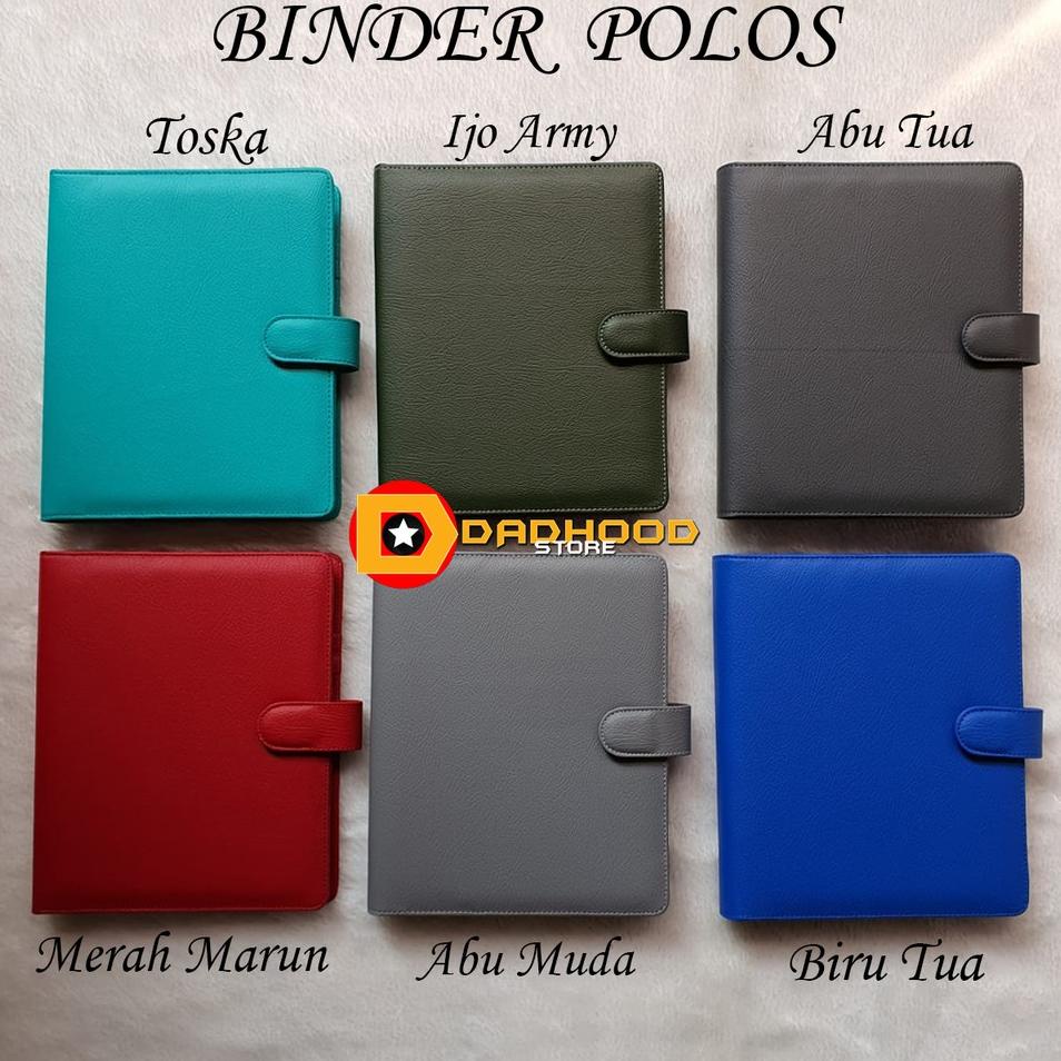 

Eksklusif BINDER POLOS 18 WARNA PILIHAN A5 DAN B5 Terbukti