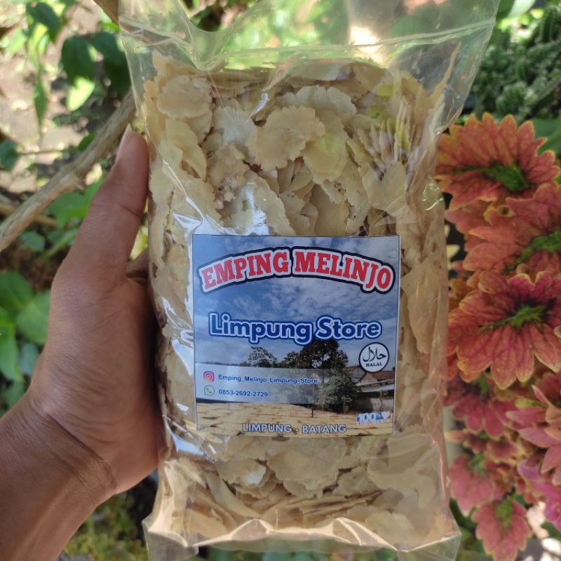

Emping remukan//taburan soto/gado-gado 1kg