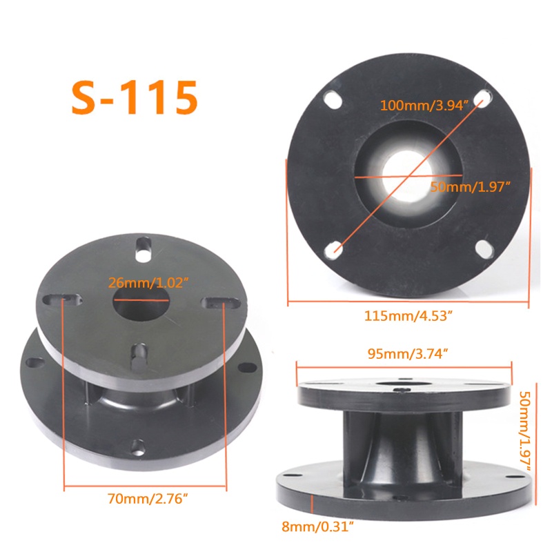 Cre Adapter Konverter Tweeter Horn 50mm Ke 38mm / 38mm Ke 26mm