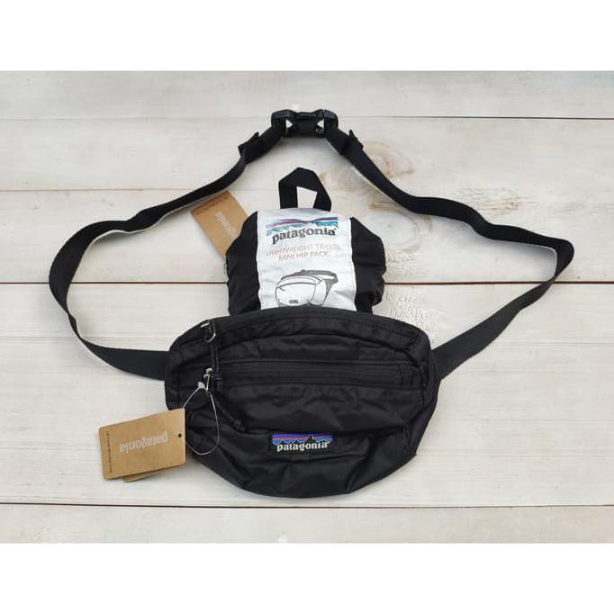 ✅ MURAH TAS SELEMPANG MURAH KECIL✅ PATAGONIA TRAVEL MINI HIP PACK (BLACK) ORIGINAL EKONOMIS