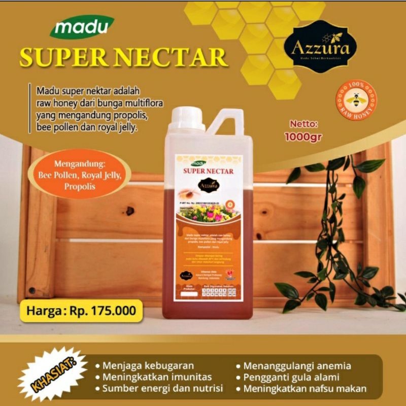 

Madu super nectar Azzura 1000gr