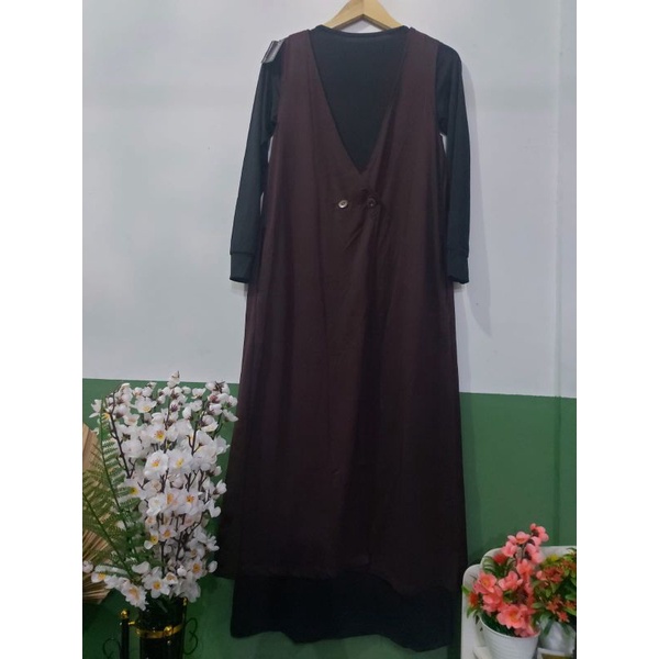 gamis 2 in 1 outer