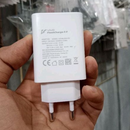 BATOK ADAPTER / KEPALA CHARGER VIVO 33WATT ORIGINAL 100% FAST CHARGER