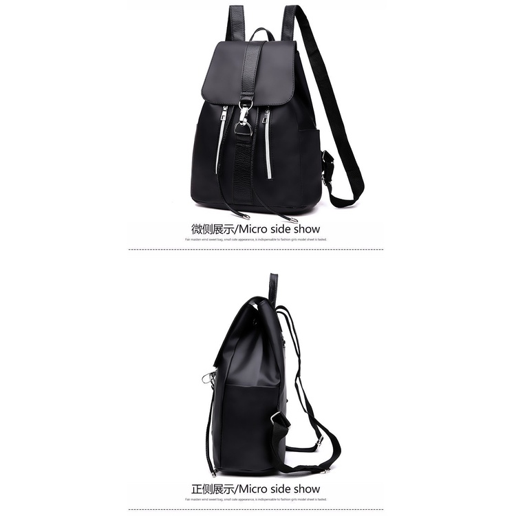 Satu7an T244 Tas Ransel Wanita Fashion Style Korea Outdoor Trendy Women Backpack Tas Punggung Cewek Sekolah Kuliah Nilon