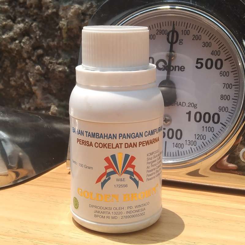 

GOLDEN BROWN Perisa Cokelat Dan Pewarna 100g
