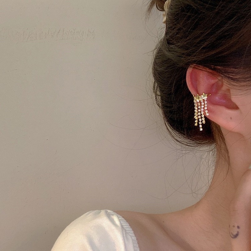 Town Shell - 09. Byeol Korean Earrings / Earring / Earcuff / Anting Korea Blink Wedding