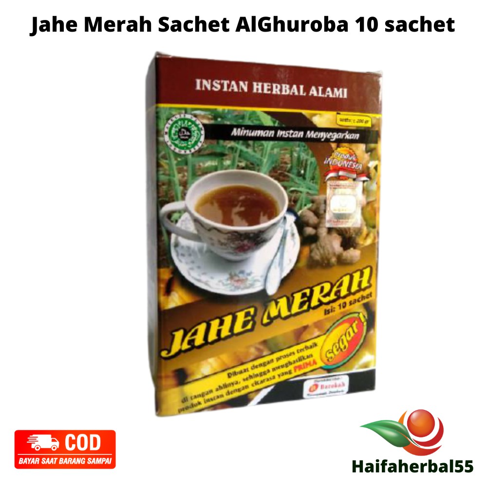 

Jahe Kotak Al Ghuroba Minuman Anti Masuk Angin 10 Sachet