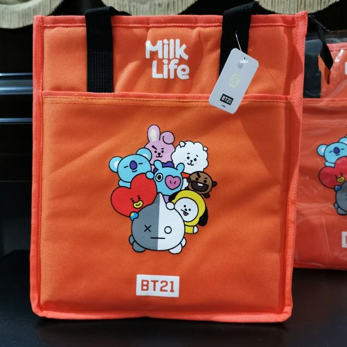 Chill | Cooler Bag Milk Life X Line Bt21 Bts Official Merchandise
