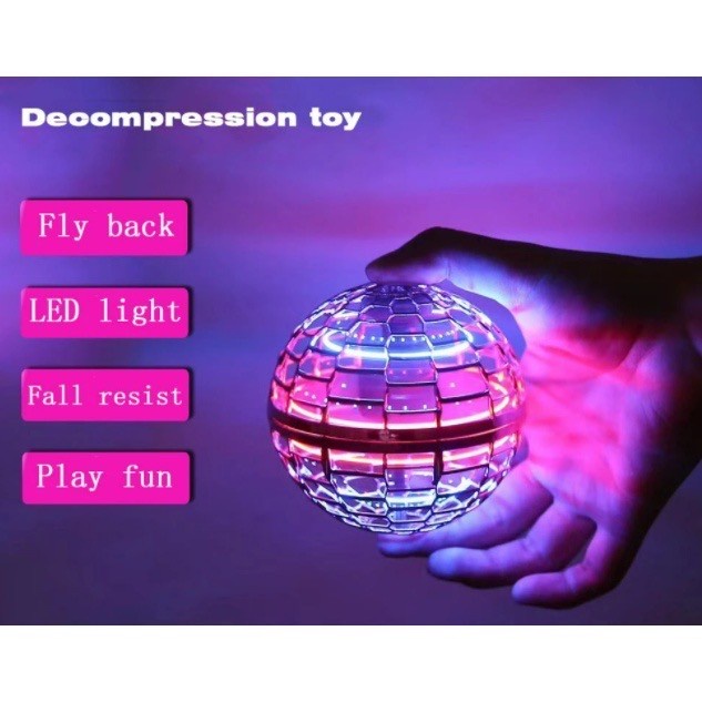 Flying Spinner LED lights Flynova Nova Bola Terbang Seru