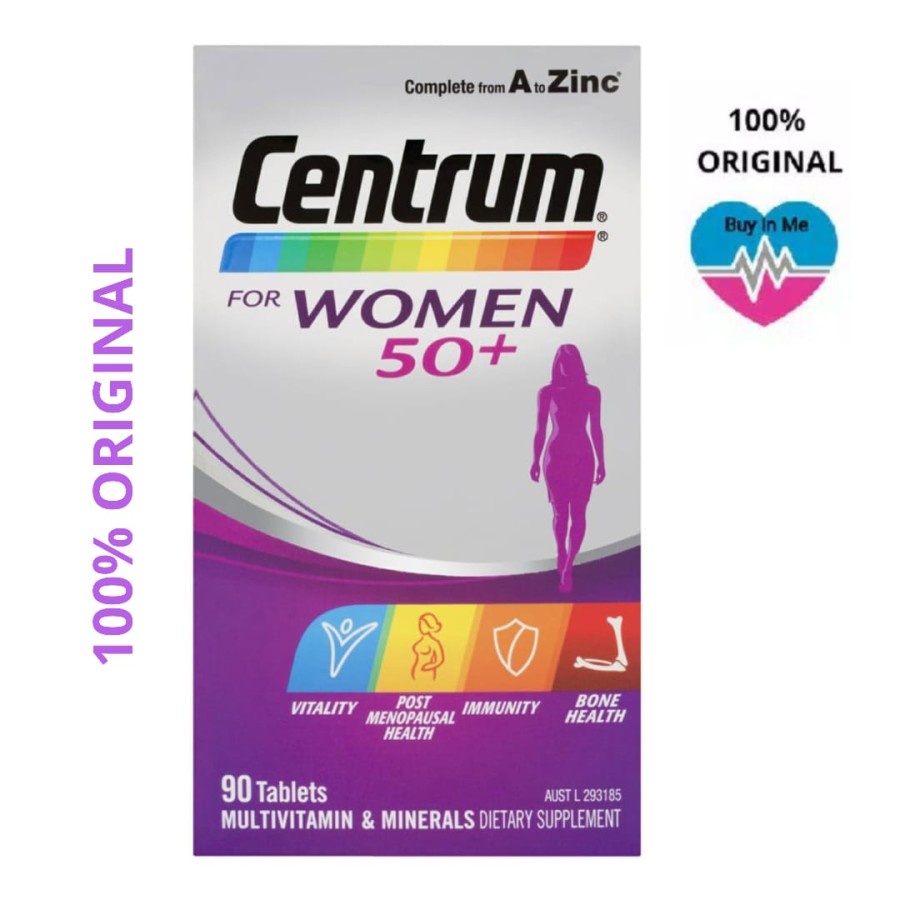 Centrum for men/women 50+ multivitamin & minerals 90 tablet