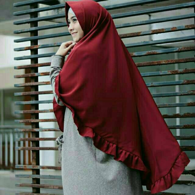 GS Khimar Pet Rempel Kriwil Jumbo Syar'i