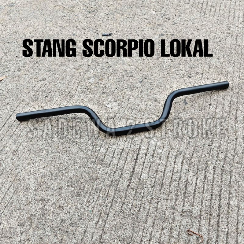 STANG STIR SCORPIO Z NEW HITAM LOKAL/STANG MOTOR SCORPIO Z HITAM