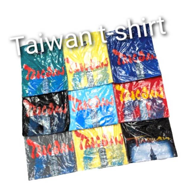 Kaos taiwan souvenir taiwan oleholeh taiwan oleh oleh taiwan Tshirt taiwan t-shirt taiwan negara2