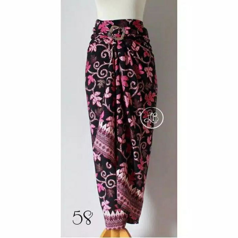 ROK LILIT / Rok lilit bawahan batik / Rok lilit songket / bawahan batik kebaya-PAYA PINK