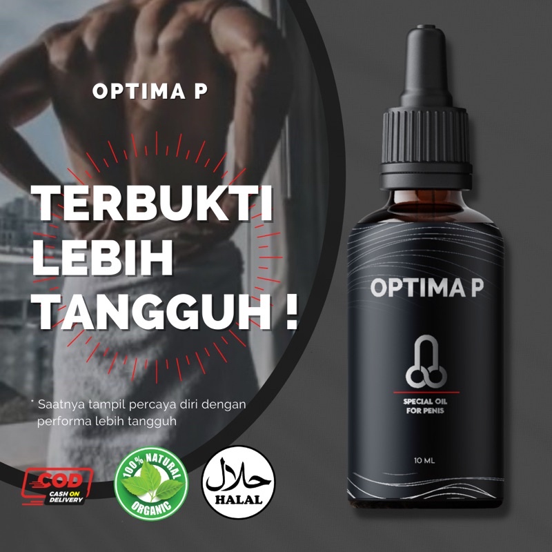 OPTIMA P minyak oles pembesar permanen alami terbukti manjur ampuh kuat obat tahan lama besar alami