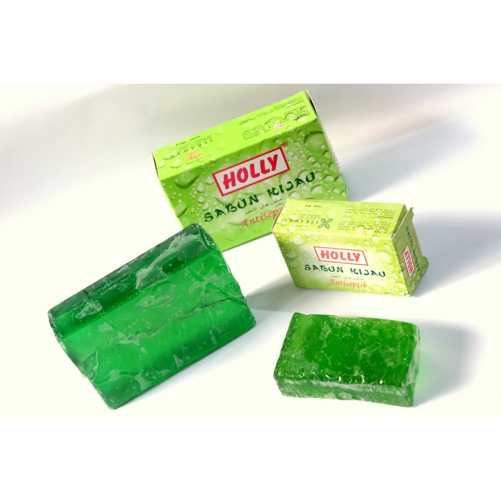 Holly Sabun Hijau Antiseptik 40Gr/80gr / Sabun Mandi / Antiseptik