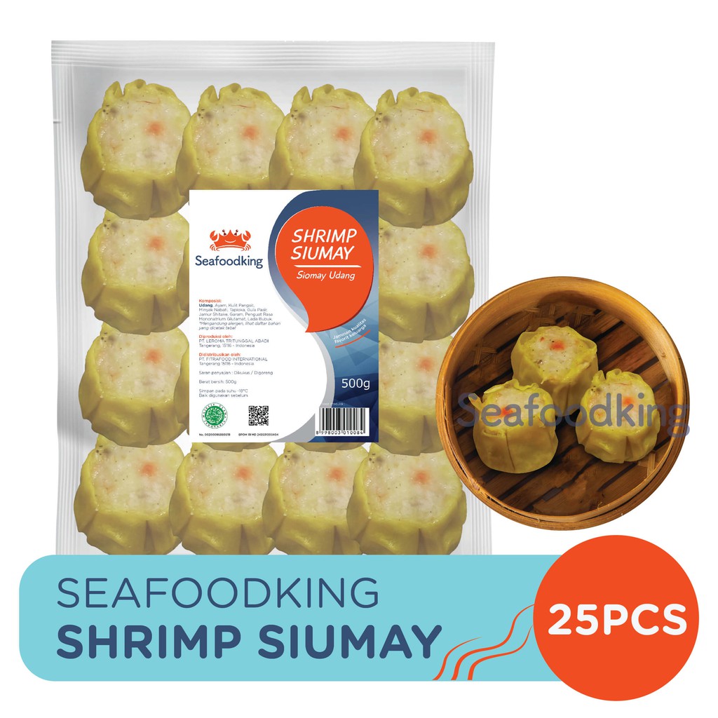 

Shrimp Siumay Seafoodking (Siomay Udang Dim Sum) 500gr