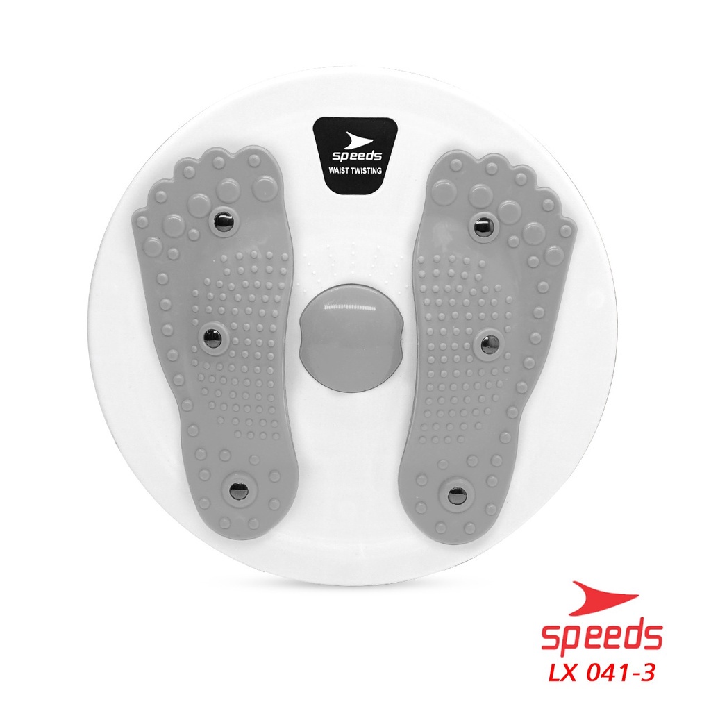 SPEEDS Waist Twisting Kaki Olahraga Rumah Portabel Fitness Pelangsing Perut Paha Pinggul Waist Twisting Terpisah 041-5-TWISTING-3 ABU