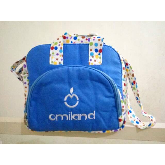 Tas Bayi Multifungsi Sedang / Medium Omiland Motif Polcadot Series OBT4214 Original