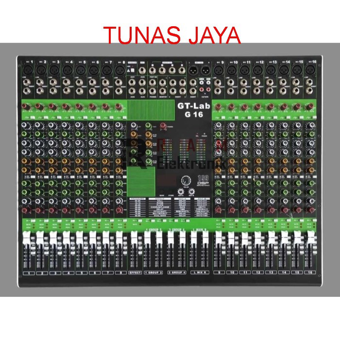 Mixer Audio GT Lab 16 Channel G16 G 16 Original By RDW