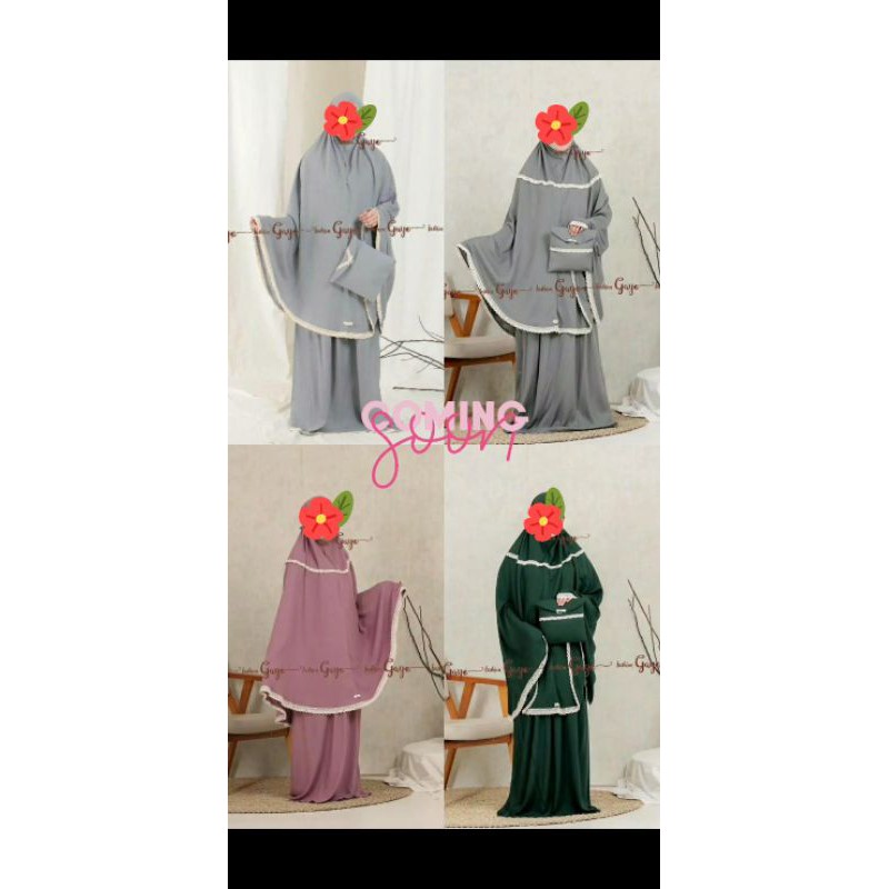 mukenah gayo katun renda jumbo