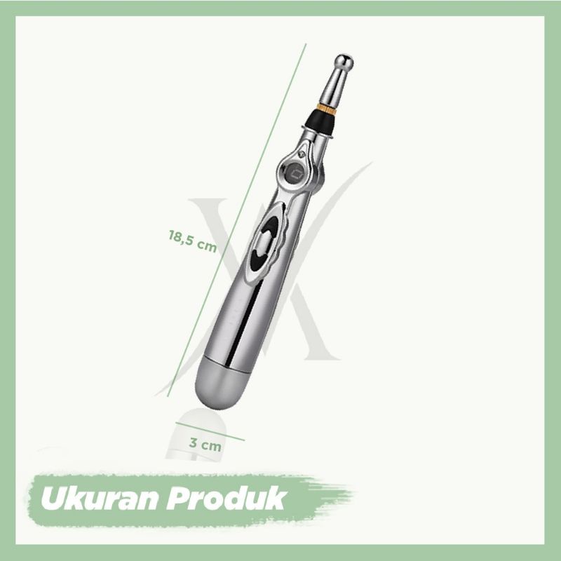 Alat Pen Terapi Pijat Refleksi Akupuntur Meridian Energy Electric Pen