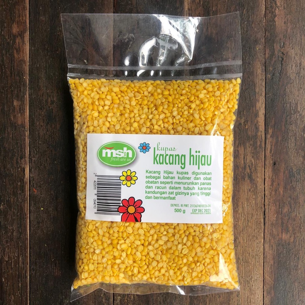 

Premium MSH Kacang Hijau Kupas 500 g