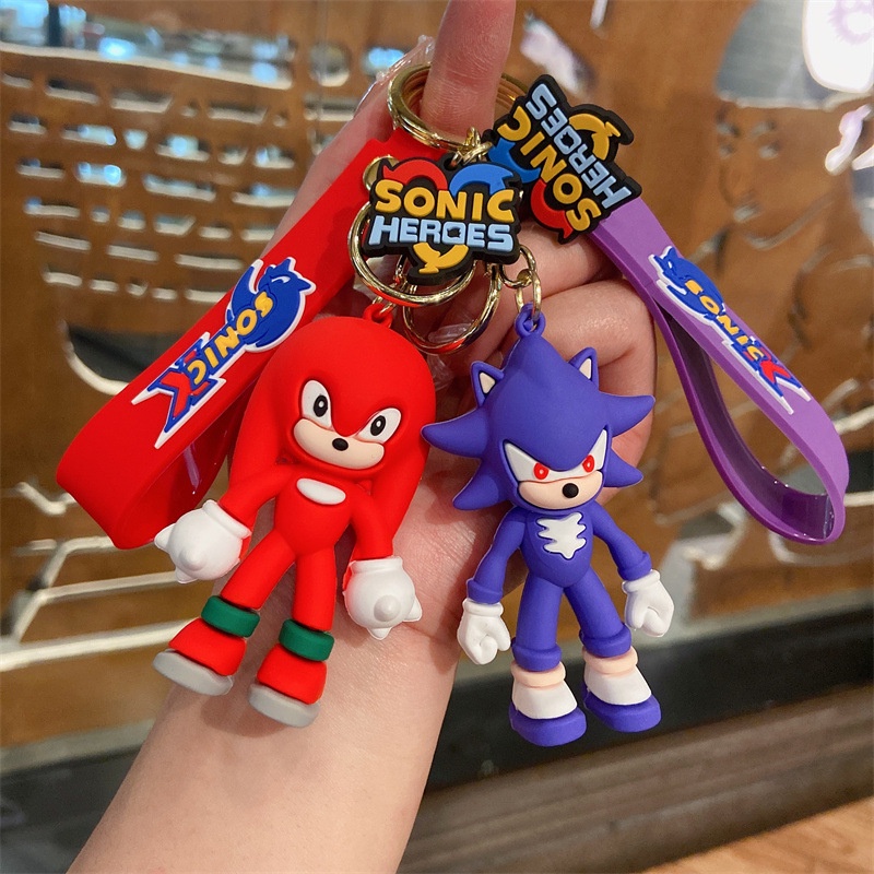 Gantungan Kunci Mobil / Tas Bentuk Kartun Sonic The Hedgehog Kreatif