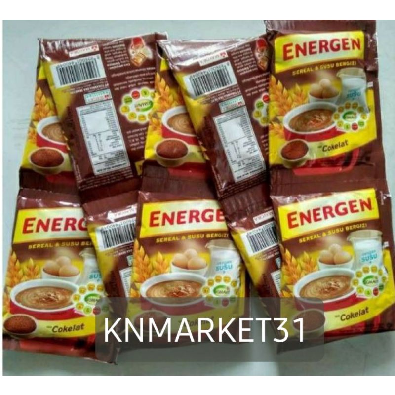 

ENERGEN COKLAT (10 Sachet/Renceng)