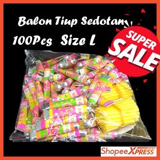 Balon 777 Besar 100 Pcs / Balon Tiup Sedotan Jadul Ukuran Besar/Jadoel 100Pcs/ Balon Odol