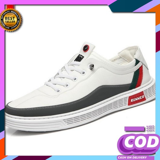 Ventela New Public Black Natural Original 100% Tbig [Cod] Sepatu Pria Runner  Fashion Sepatu