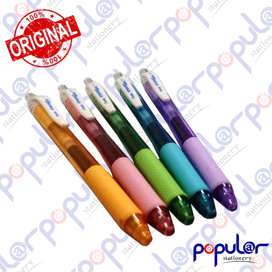 

Ballpoint / Pulpen / Pena Pentel Energel 0.7 BL 107 Tinta Biru